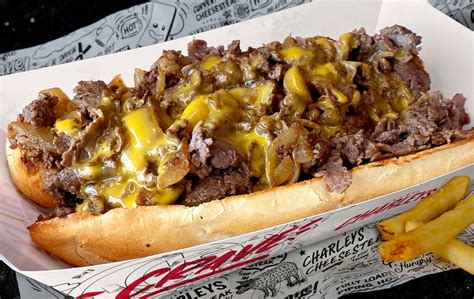 Charleys philly cheesesteaks - Charleys Cheesesteaks, 630 3rd St W, Bldg 1068, Universal City, TX 78148, Mon - 8:00 am - 7:00 pm, Tue - 8:00 am - 7:00 pm, Wed - 8:00 am - 7:00 pm, Thu - 8:00 am ... I got the regular size Philly and it was enough for two of us to eat. Foos came out quickly and I will def come back before I leave.